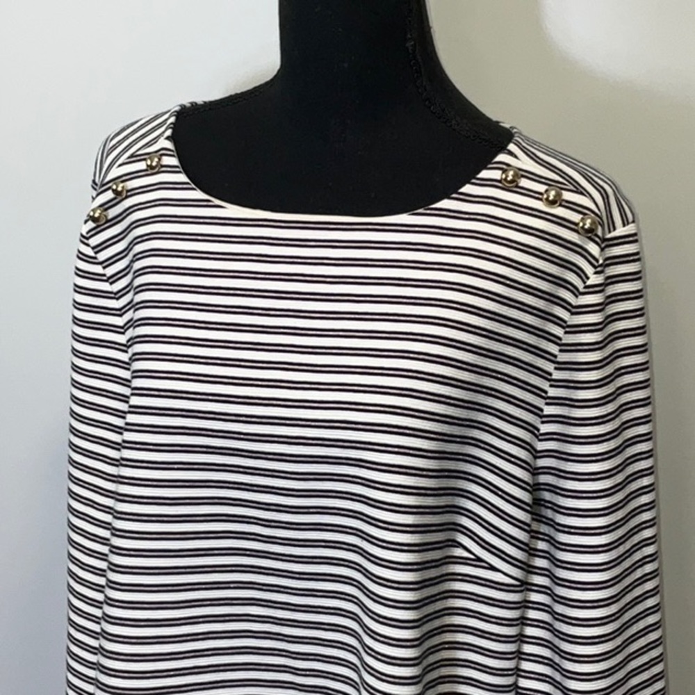 Talbots Ruffle Sleeve Top, EUC - Picture 2 of 10